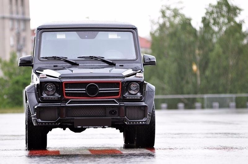 for Mercedes Benz G-class W463 Black Headlights Head lamps B-style 2007 - 2016