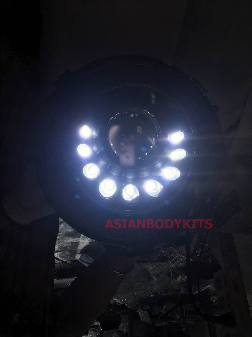 for Mercedes Benz G-class W463 Black LED Headlights Mans style 2007 - 2016