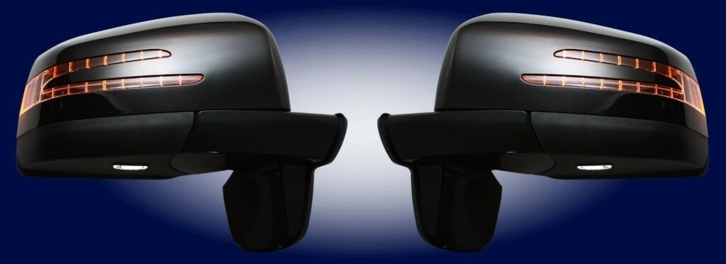 for Mercedes Benz W463 G class G500 G55 Mirrors Facelift (BLACK) 2000 - 2012