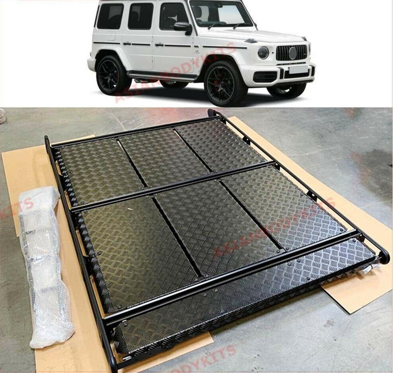 ROOF RACK BAR LUGGAGE WITH REAR LADDER for MERCEDES BENZ G CLASS W463A W464 G350 G550 G63 2018 - 2024