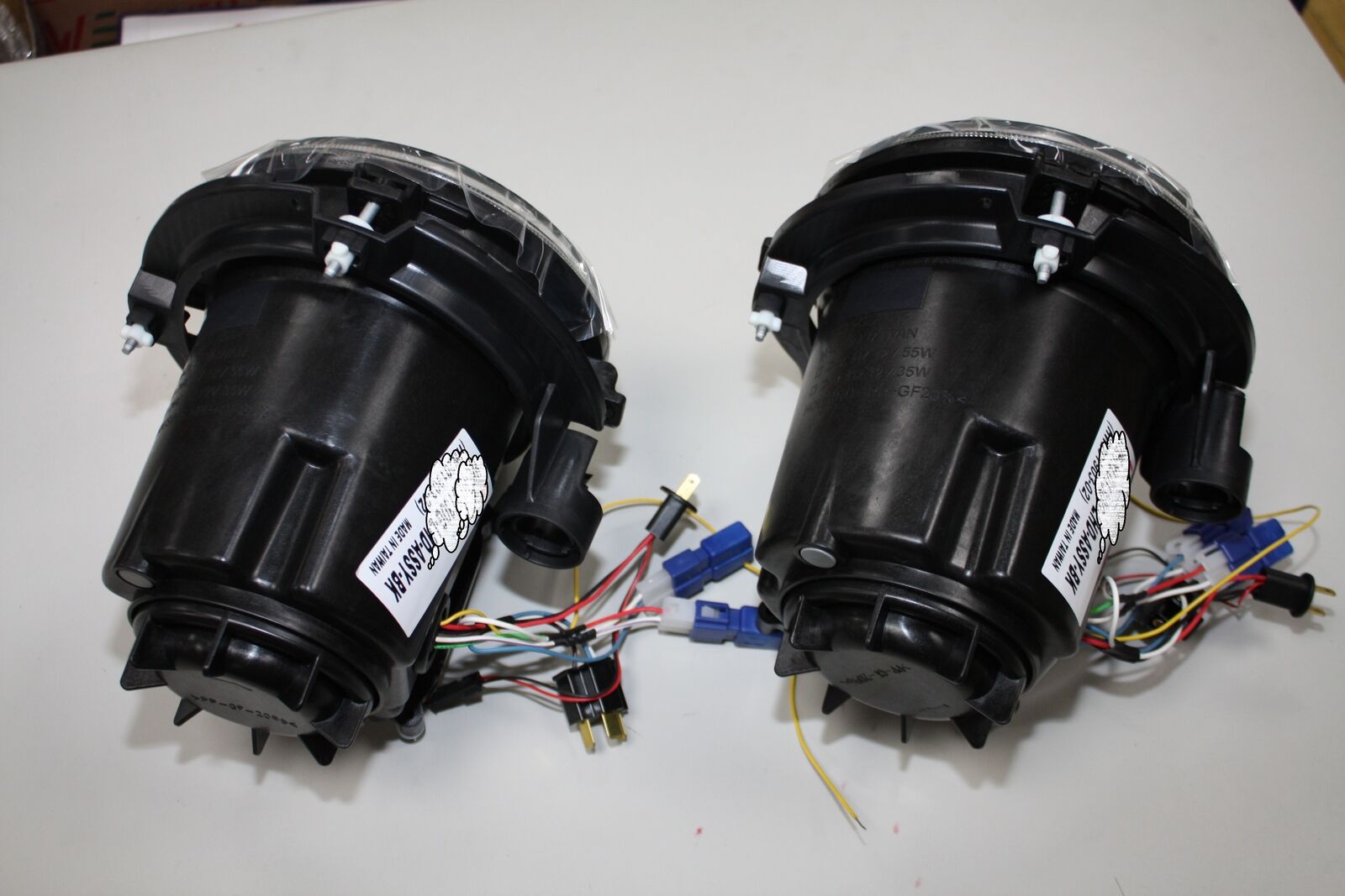 for Mercedes Benz G-class W463 Matte Black FULL LED HEADLIGHTS W464 style 1986 - 2006