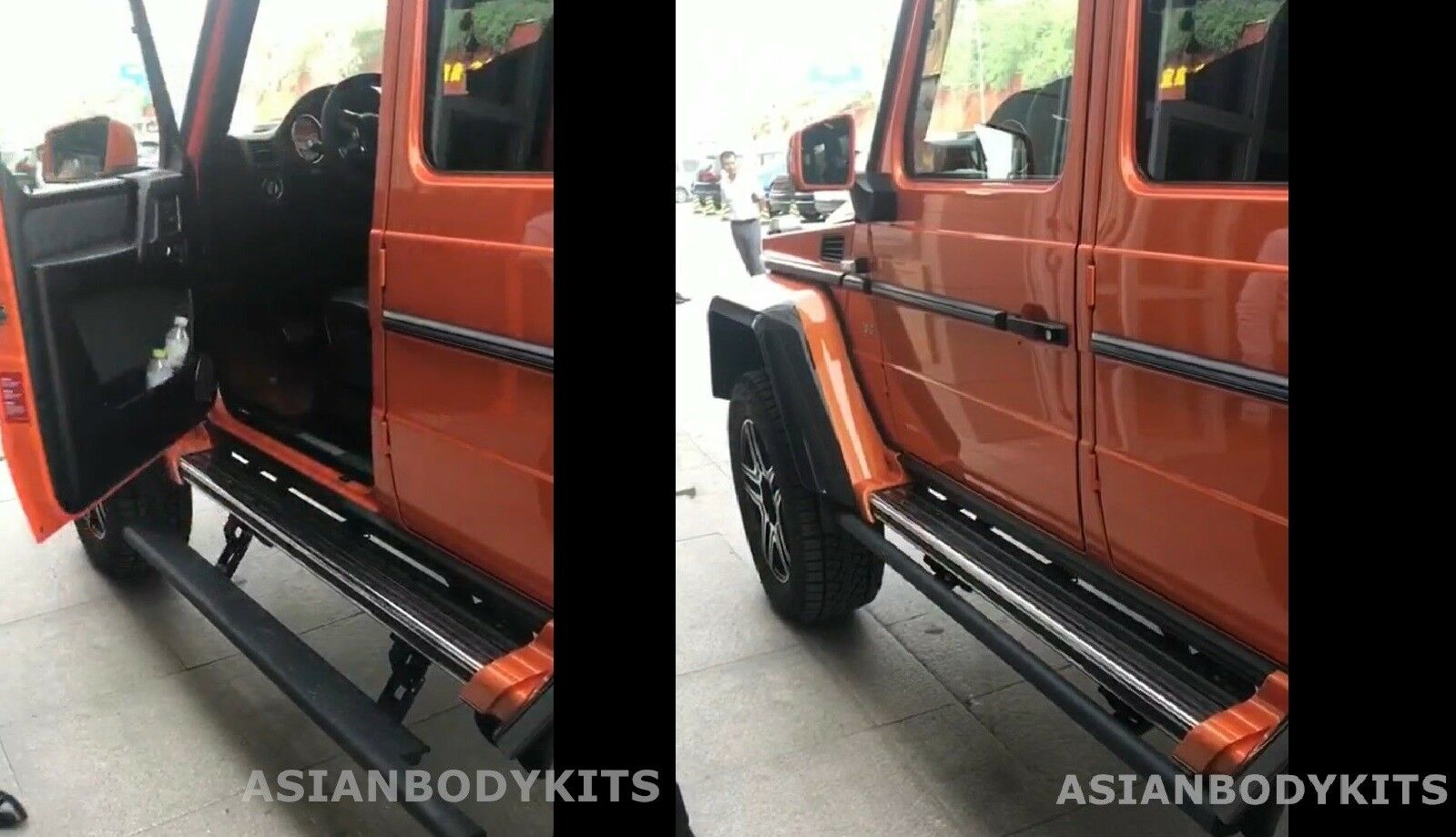 for Mercedes Benz G class G63 G550 4x4 LONG SIDE STEP ELECTRIC power steps - Forza Performance Group