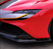 OEM Style Dry Carbon Front Canards For Ferrari SF90  Set include:   Front Canards Material: Dry Carbon