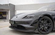DRY CARBON BODY KIT for PORSCHE TAYCAN J1 TURBO CROSS TURISMO  Set includes:  Front Splitter Side Skirts Rear Diffuser Rear Spoiler