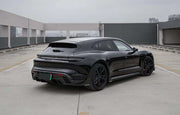 DRY CARBON BODY KIT for PORSCHE TAYCAN J1 TURBO CROSS TURISMO  Set includes:  Front Splitter Side Skirts Rear Diffuser Rear Spoiler