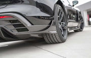 DRY CARBON BODY KIT for PORSCHE TAYCAN J1 TURBO CROSS TURISMO  Set includes:  Front Splitter Side Skirts Rear Diffuser Rear Spoiler