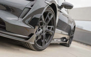 DRY CARBON BODY KIT for PORSCHE TAYCAN J1 TURBO CROSS TURISMO  Set includes:  Front Splitter Side Skirts Rear Diffuser Rear Spoiler