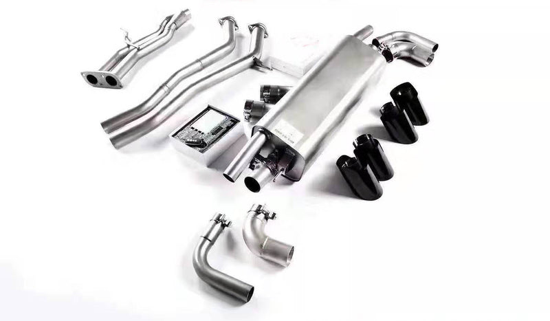 VALVED EXHAUST CATBACK MUFFLER for Porsche Cayenne 9Y0 2017+ 3.0T