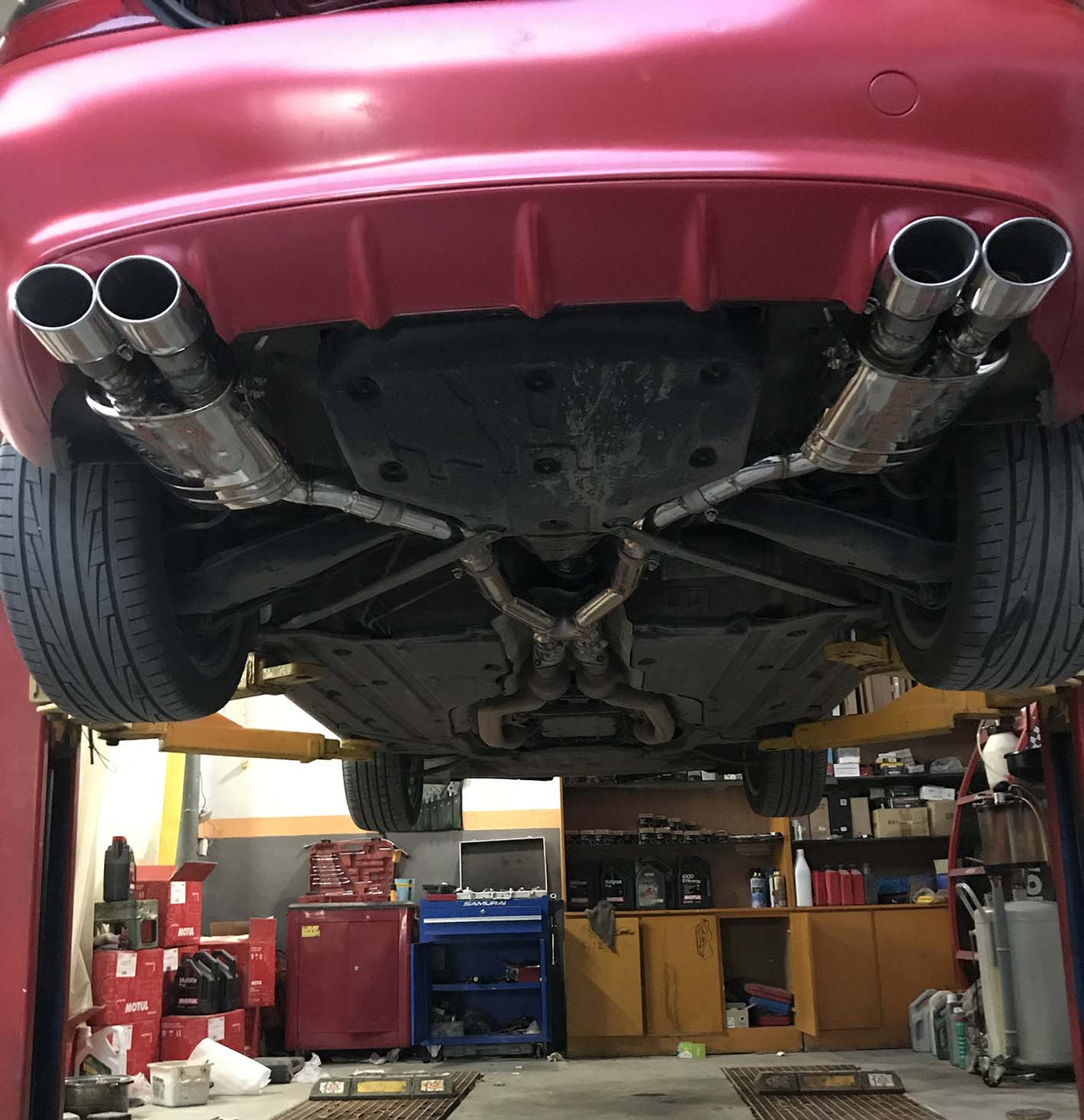 Mercedes SLK Class exhaust
