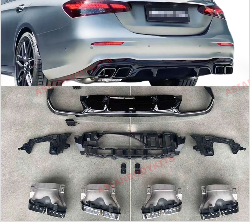 Rear diffuser assembly AMG E63 for Mercedes Benz E-class SEDAN W213 2020+