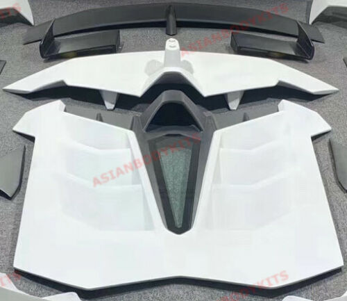 CONVERSION LAMBORGHINI AVENTADOR SVJ REAR ENGINE COVER REAR DECKLID WING SPOILER for LAMBORGHINI AVENTADOR LP700 2011 - 2015