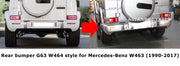 REAR BUMPER G63 W464 style for Mercedes Benz W463 G class (1990-2017) - Forza Performance Group
