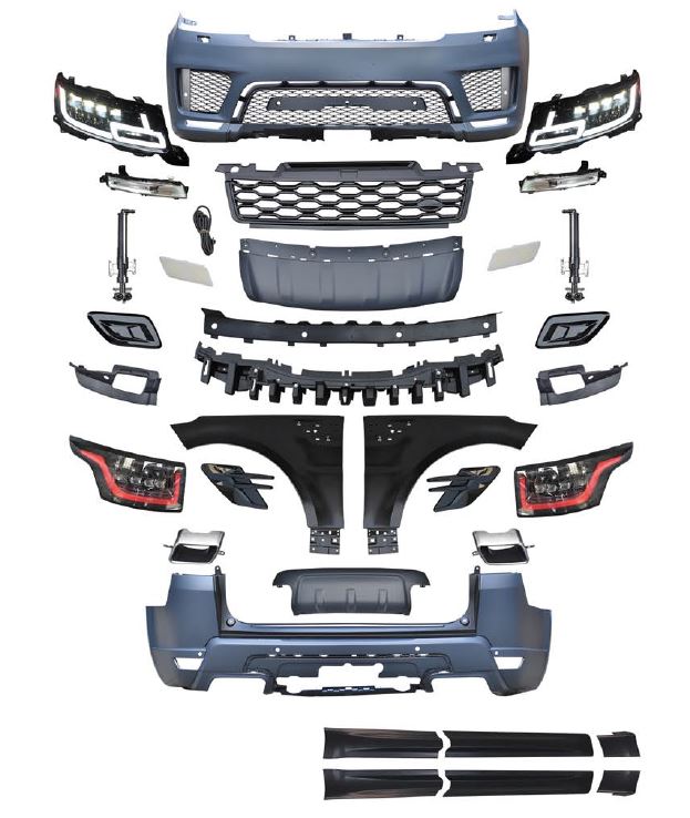CONVERSION BODY KIT FOR LAND ROVER RANGE ROVER SPORT MODEL 2014 - 2017 to 2020 version