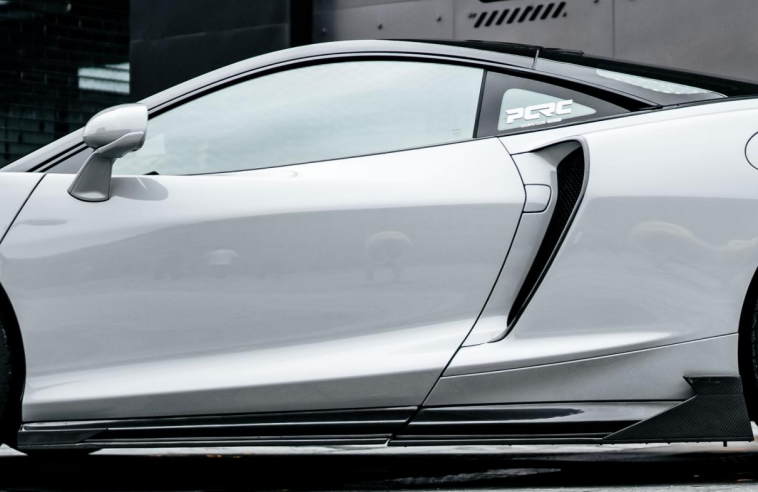 Dry Carbon Body Kit For McLaren GT 2013-2016  Set Include:  Front Lip Front Bumper OEM Part Fron Bumper Air Intake Cover Side Skirts Side Air Intake Cover Rear Diffuser Rear Diffuser Trims Rear Spoiler (2 types) Trunk/Hood Lid Panel Entrance Material: Dry Carbon