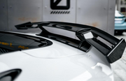 Dry Carbon Body Kit For McLaren GT 2013-2016  Set Include:  Front Lip Front Bumper OEM Part Fron Bumper Air Intake Cover Side Skirts Side Air Intake Cover Rear Diffuser Rear Diffuser Trims Rear Spoiler (2 types) Trunk/Hood Lid Panel Entrance Material: Dry Carbon