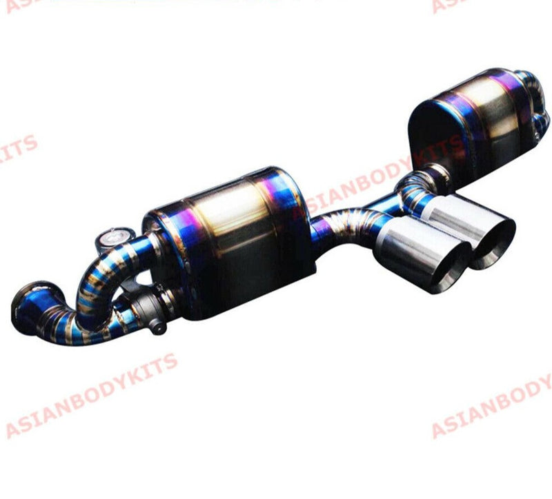 TITANIUM VALVED CATBACK MUFFLER for PORSCHE 911 991 GT3 / GT3 RS 2013 - 2016 4.0
