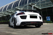 2006-2014 Audi TT/TTS DPRG Style Trunk Spoiler Side skirts darwinpro aero kit body kit diffuser car