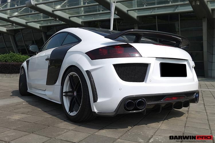 2006-2014 Audi TT/TTS DPRG Style Trunk Spoiler Side skirts darwinpro aero kit body kit diffuser car