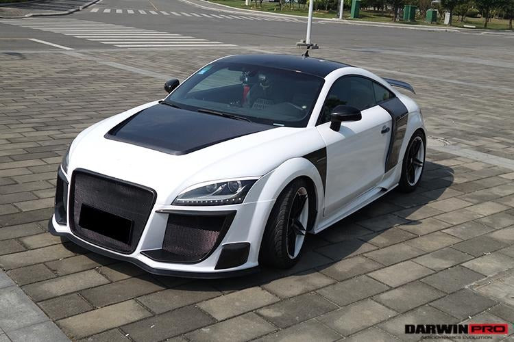 2006-2014 Audi TT/TTS DPRG Style Hood rear and front body kit aero diffuser bumper side skirts