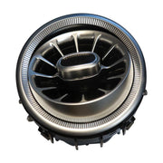 Air vents with ambient light 64 colors for the dashboard of:  Mercedes Benz A-class W176 W177 A180 A200 A220 A250 A45   Set include: 5 pcs of air vents  Switch control   Air vents with ambient light 64 colors for the dashboard of:  Mercedes Benz C-class W205 2015-2018 GLC-CLASS X253 2015-2019  Set include: 8 pcs of air vents  Switch control