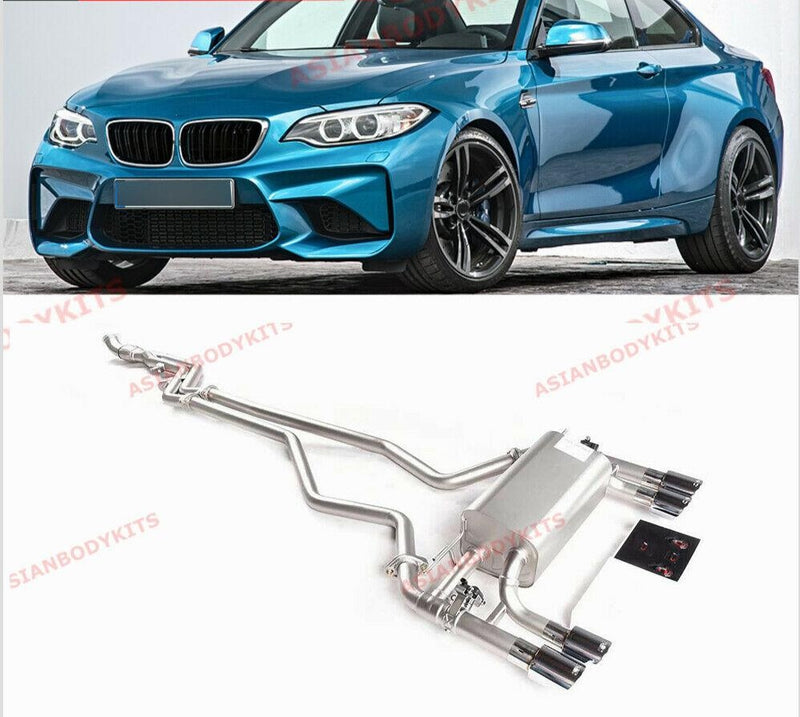 VALVED EXHAUST CATBACK MUFFLER for BMW M2 F87 2015 - 2018 (3.0T)