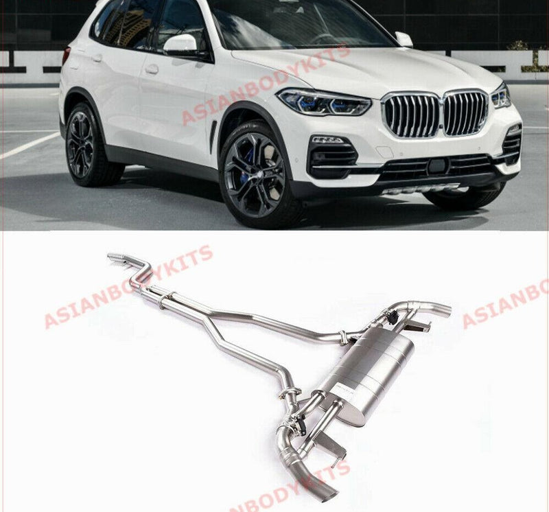 VALVED EXHAUST CATBACK MUFFLER for BMW X5 G05 2018+ (3.0T)