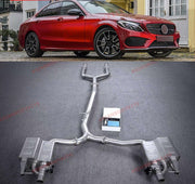 VALVED EXHAUST CATBACK for Mercedes Benz AMG W205 C205 C43