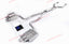Mercedes Benz AMG W205 C205 C63 2015-2018 (Engine: 4.0T) Aggressive sporty sound VALVED EXHAUST CATBACK MUFFLER Set include: Center pipes Muffles with valves Valve control box with remote control (you may also reuse your factory exhaust valve motors) Factory exhaust tips must be reused Material: Stainless steel