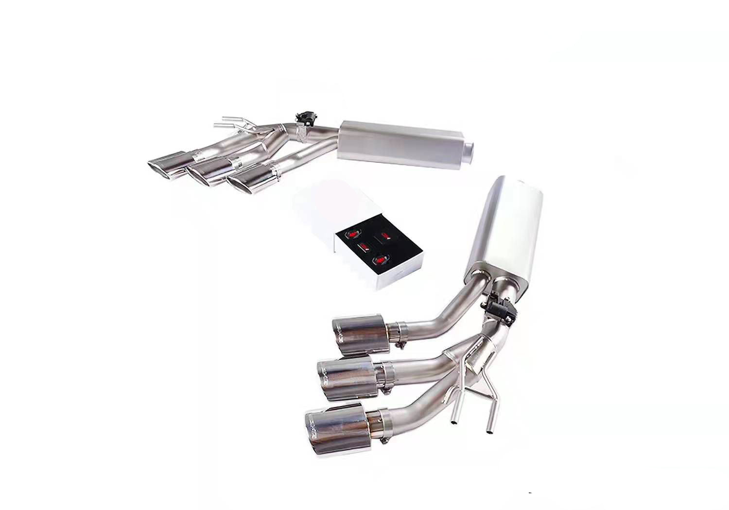VALVED EXHAUST CATBACK for MERCEDES BENZ AMG G63 G500 G550 W463A W464 18+