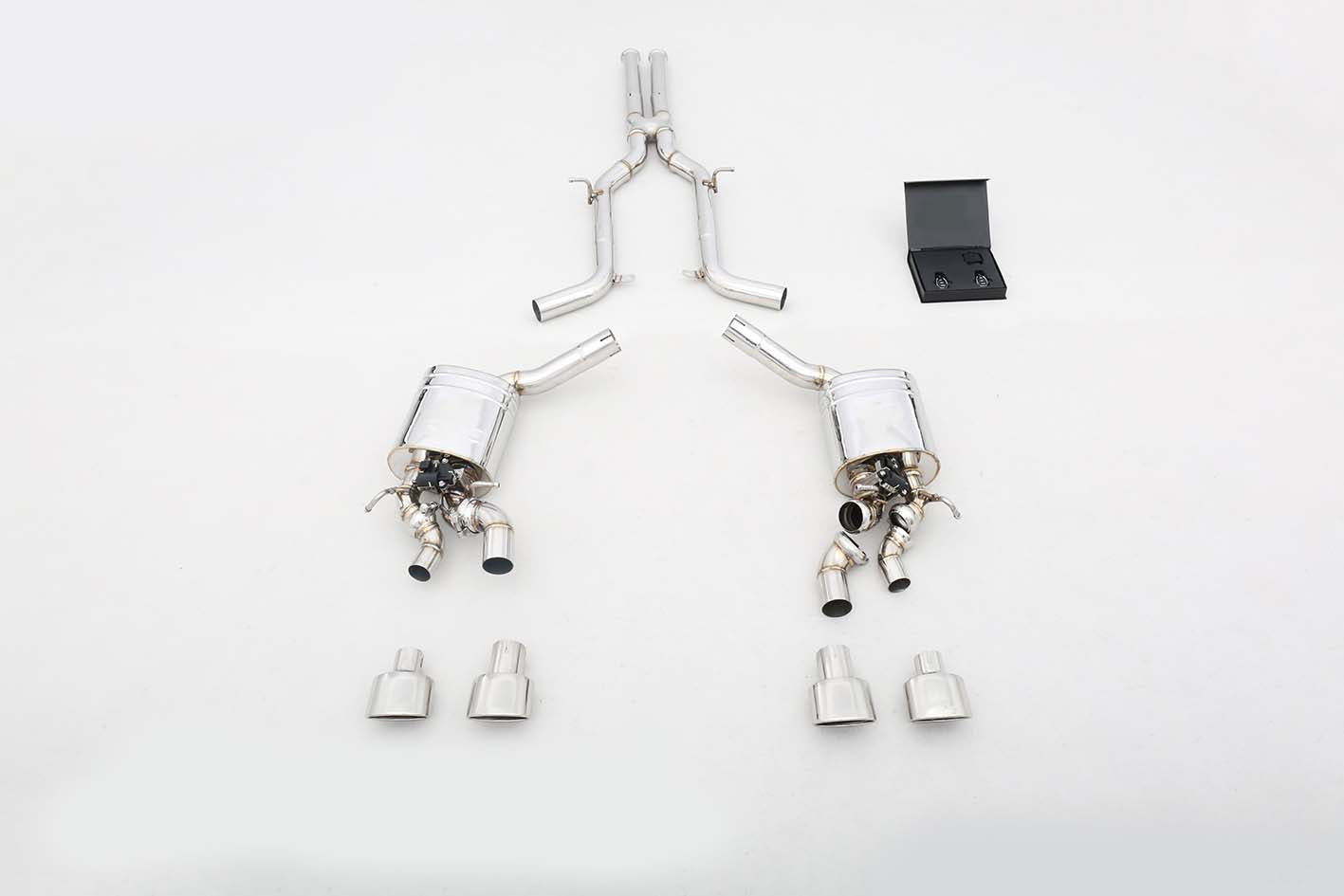 VALVED EXHAUST CATBACK MUFFLER for  Mercedes-Benz W204 C300 2010-2014