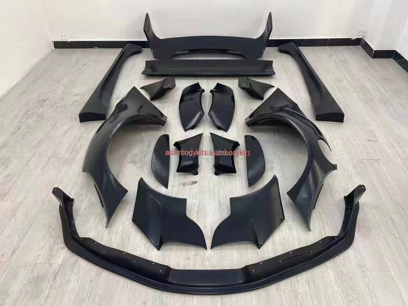 WIDE BODY KIT for TOYOTA SUPRA A90 2019+ FRONT LIP FENDER FLARES SPOILER