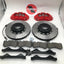 FORZA BIG BRAKE KIT for BMW M3 E92 2006 - 2013 Custom made with proven design and technology. From everyday use to professional racing, depending on the characteristics chosen. You can choose: Different designs of the caliper Front calipers 6-pots / Rear calipers 4-pots Brake disc optionally floating, electric rear brakes caliper Different colors Different logos What is included in the brake package: - brake calipper ; - brake rotors ( discs ) ; - brake hoses ; - brake pads ;