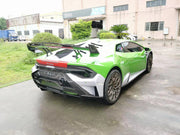 Conversion STO BODYKIT for Lamborghini Huracan LP580 - 610 2013-2016  Set include: Front bumper Front hood Front fenders Side skirts Rear Bumper Rear hood with Air intake Rear Spoiler Exhaust system STO badge Material: dry carbon with primer