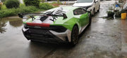Conversion STO BODYKIT for Lamborghini Huracan LP580 - 610 2013-2016  Set include: Front bumper Front hood Front fenders Side skirts Rear Bumper Rear hood with Air intake Rear Spoiler Exhaust system STO badge Material: dry carbon with primer