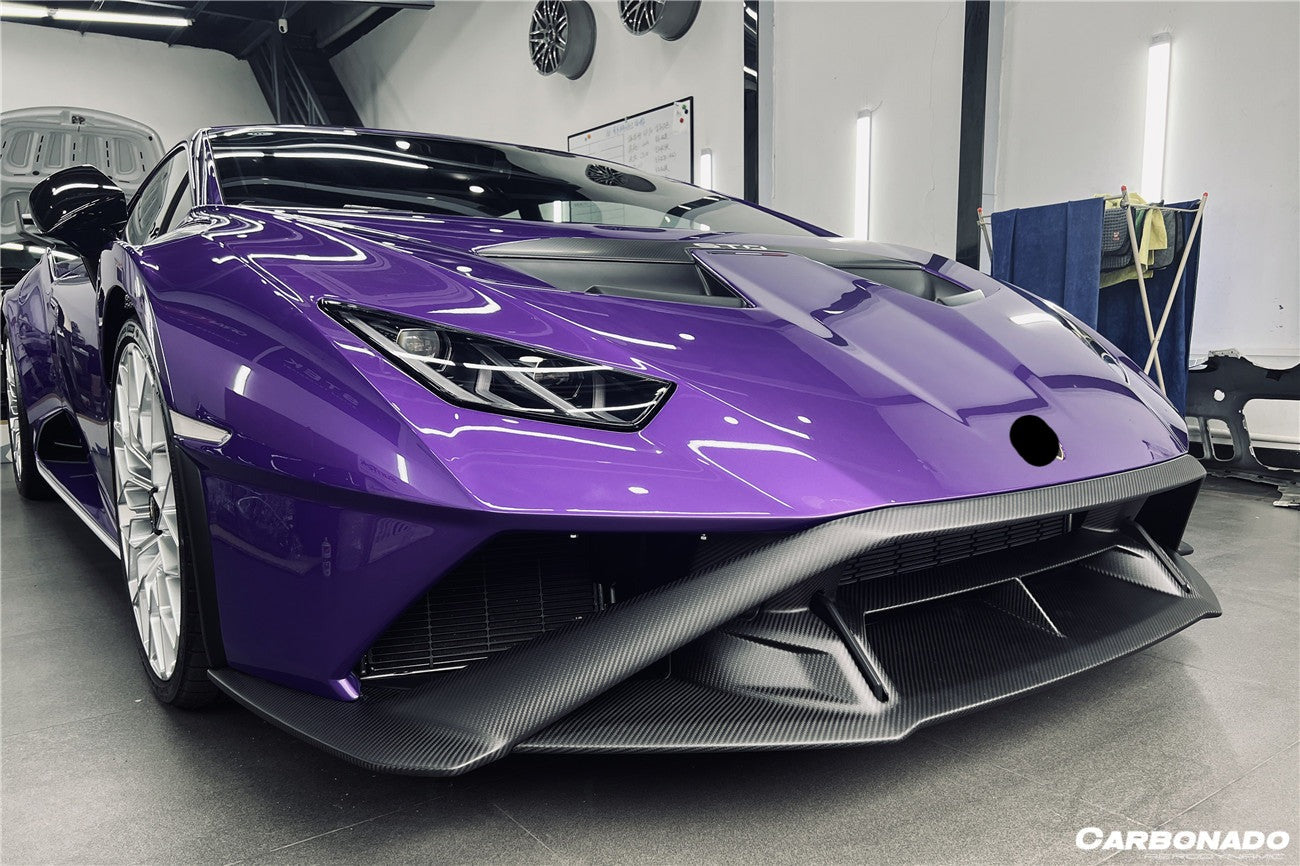 2021-UP Lamborghini Huracan STO Dry Carbon Fiber Down-Front Lip