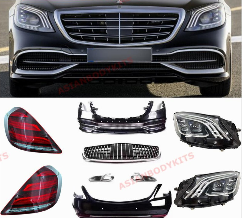 CONVERSION MERCEDES BENZ MAYBACH S CLASS Z222 FACELIFT BODY KIT for MERCEDES BENZ S CLASS W222 2013 - 2017