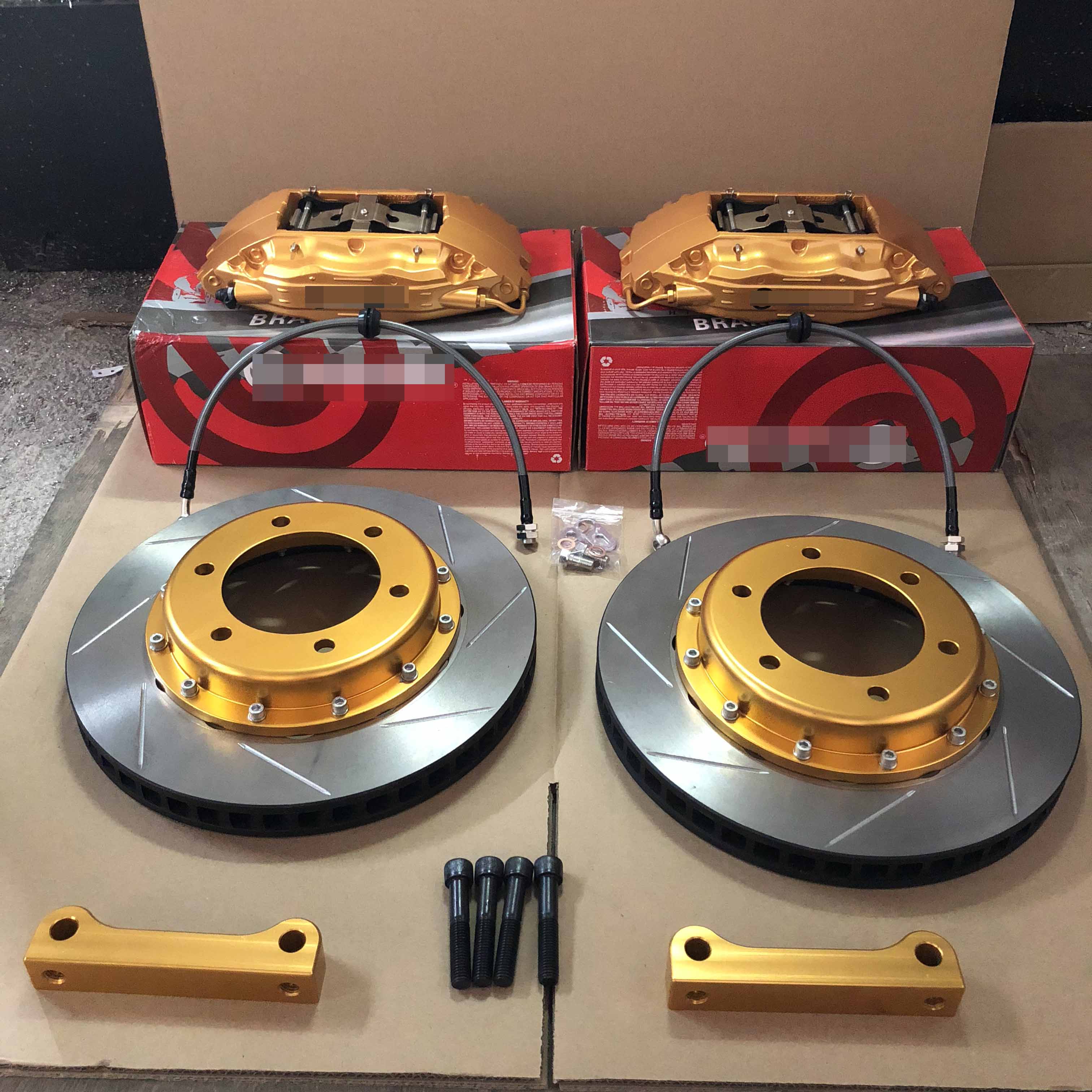 bre09.B858.11 Brembo 2017 Discovery/14-17 Range Rover フロント Premium UV  Coated OE Equivalent