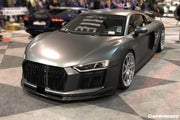 CARBONADO CF8358VRS-FL 2016-2019 Audi R8 VRS Style Carbon Fiber Front Lip
