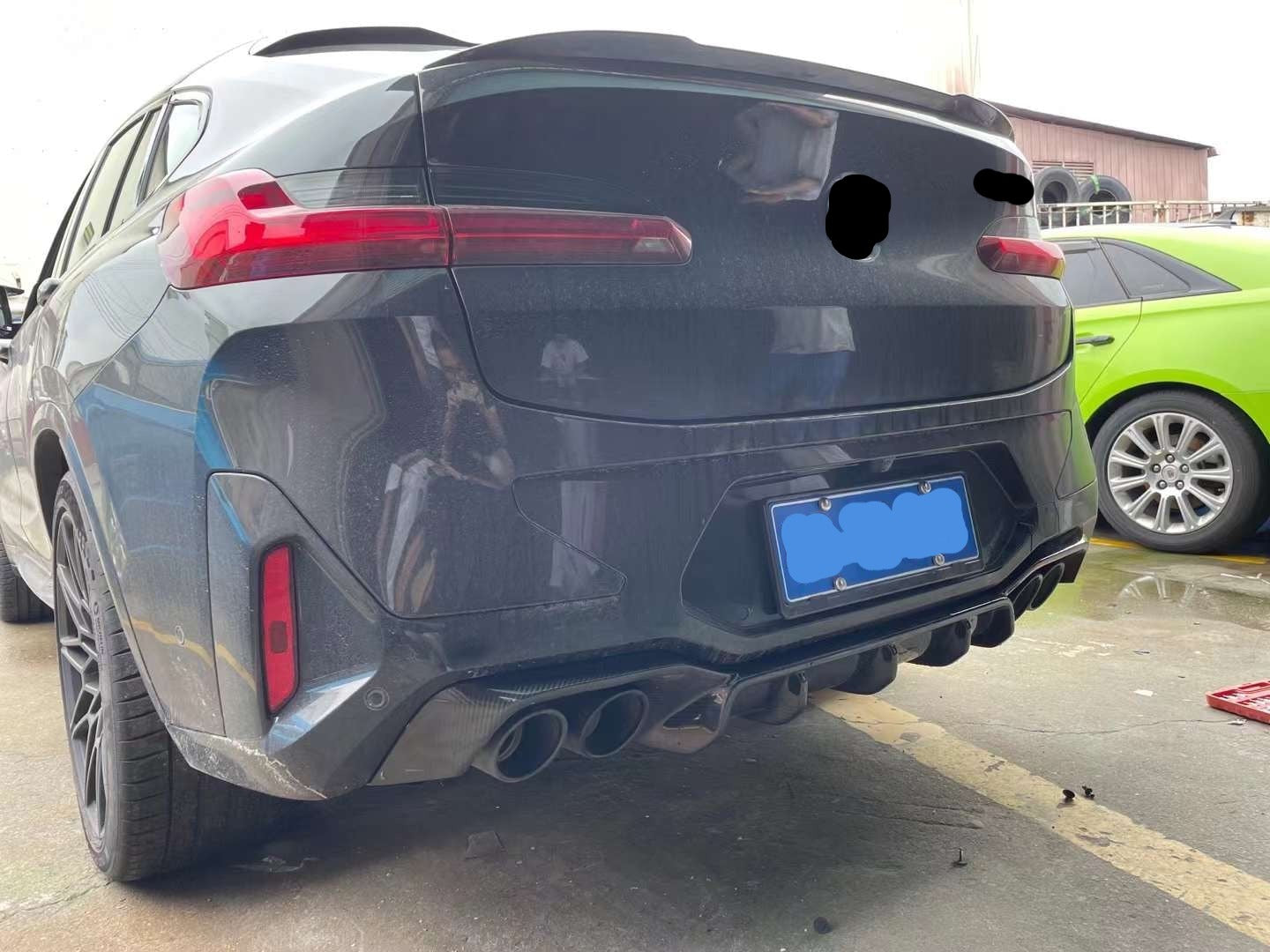 Carbon Body Kit For BMW X4 G02 LCI X4M F98 LCI 2021+  Set include:  Front Lip Side Skirts Rear Diffuser Material: Carbon