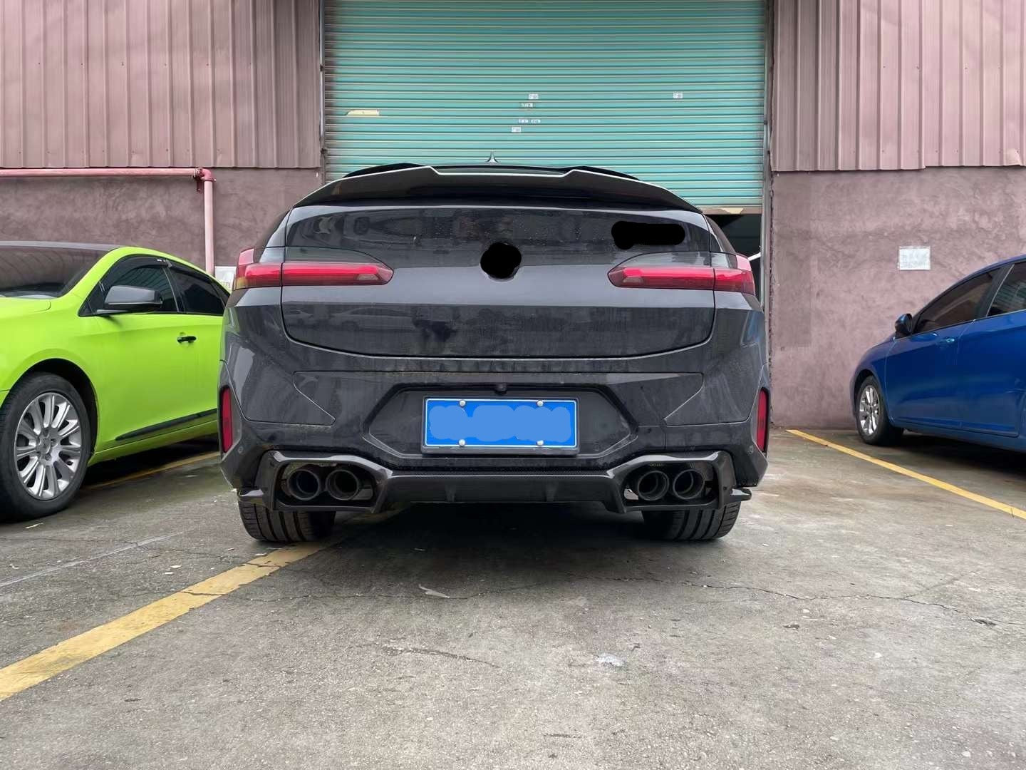 Carbon Body Kit For BMW X4 G02 LCI X4M F98 LCI 2021+  Set include:  Front Lip Side Skirts Rear Diffuser Material: Carbon