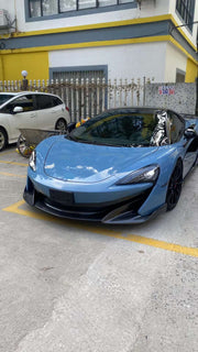 Carbon Fiber Conversion Body Kit For MCLAREN 570S 540C TO 600LT  Set Include:  Front Bumper Front Hood Rear Hood Rear Bumper Rear Spoiler Material: Carbon Fiber