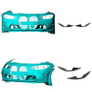 CARBON FIBER FRONT BUMPER CANARDS for BMW M3 G80 M4 G82 2021+
