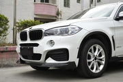 CARBON FIBER FRONT LIP for BMW X6 F16 M SPORT 4-DOOR 2015 - 2018 (Fits:M-TECH)   
Set includes:
Front lip
Material: Real Carbon Fiber
Note: Professional installation is required