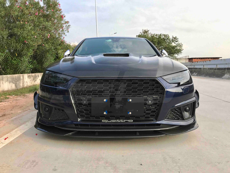 CARBON FRONT LIP for AUDI S4 B9 B9.5 FACELIFT 2017+