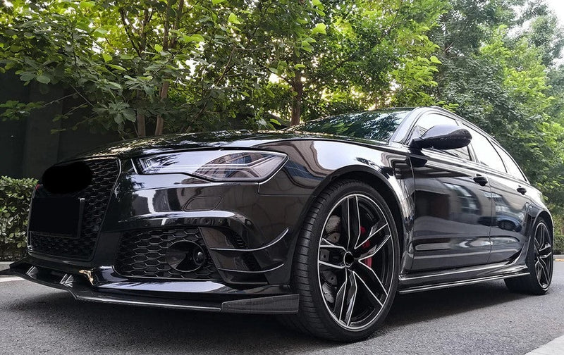 CARBON FIBER SIDE SKIRTS for AUDI RS6 AVANT 2013 - 2018 C7