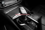 CARBON INTERIOR TRIM KIT for BMW 5-SERIES G30 2017+  Set includes:  Dashboard trim cover Front doors trim covers Rear doors trim covers Center console