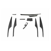 CARBON INTERIOR TRIM KIT for BMW 5-SERIES G30 2017+  Set includes:  Dashboard trim cover Front doors trim covers Rear doors trim covers Center console