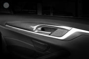 CARBON INTERIOR TRIM KIT for BMW 5-SERIES G30 2017+  Set includes:  Dashboard trim cover Front doors trim covers Rear doors trim covers Center console