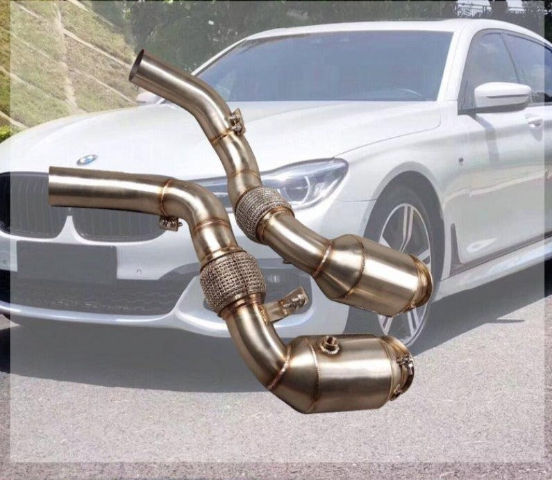 Exhaust downpipe For BMW 750i 4.0T 2018 – Forza Performance Group