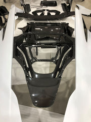 Conversion Dry Carbon Body Kit For McLaren P1 2013-2016 to P1 GTR  Set Include:  Front Lip Front Bumper OEM Part Fron Bumper Air Intake Cover Side Skirts Side Air Intake Cover Rear Diffuser Rear Diffuser Trims Rear Spoiler (2 types) Trunk/Hood Lid Panel Entrance Material: Dry Carbon  CONTACT US FOR PRICING  Note: Professional installation is required.